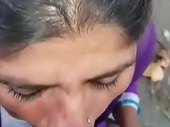Cumshot on musilm aunty mouth 9