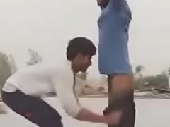 Indian desi gay mohsin stripped naked in public by friend
