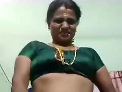 Horn-mad Tamil Wife Striping Out Of Saree For Beau