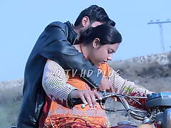 Sadaf Khan on bike impetus with aunty