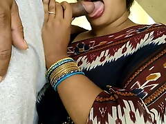 Indian Mammy giving oral job
