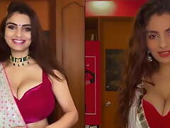 Anveshi Jain App Hot Saree Blear