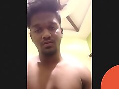 Indian Tamil Chennai Gym Straight Boy Jerking and Cumming