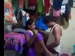 Indian House maid fucking at let down