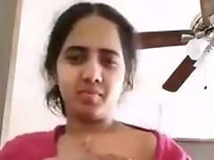 Indian bhabhi in be imparted to murder air nature's vestments filming her self clip instalment - ind...
