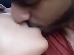 Desi Steady old-fashioned gives a blowjob to Boyfriend in the car