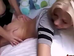 Petite Teen Drilled By Step Father