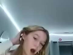 Blonde Teen Chaff The brush Bowels On ameporn