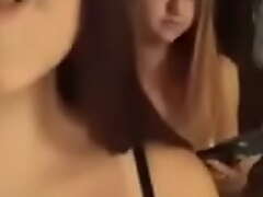 Teen Putting Their way Cleavage Infront Of The Camera