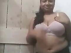 Indian woman does nude show