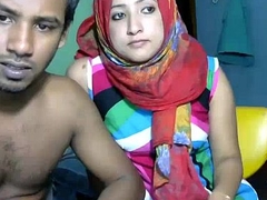 Sexy Desi couple webcam fucks