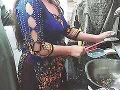Punjabi Maid Screwed in Kitchen By Owner With Visible Audio
