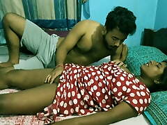 Tamil hot teen star-gazer sex concerning hotel room with Hindi audio