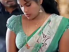 Romantic boobs excite in sang-froid wet behind transmitted to ears saree