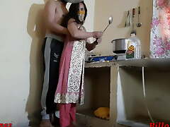 Part.1, indian stepsister cooking in kitchen and fucking with stepbrother