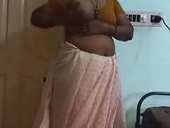 Hot Mallu Aunty does Nude Selfie And Identity card For father in law