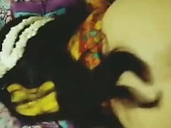 Tamil married Aunty in Saree wimpers in pleasure