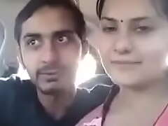 Desi Lovers team-fucked give car with an increment of fucked hardly give hotel room