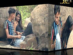 Desi Girl Sudipa Has A Romance In Burnish apply Mountain Jungle, Full Outdoor Scene