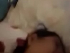 Indian chubby tribadic gets fucked by her son and pussy show.