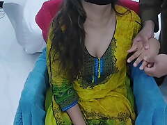 Pakistani Housewife Full Body Massage By A Stranger Infront Be expeditious for Her Cuckold Husband Than Fucking With Clear Hindi Audio