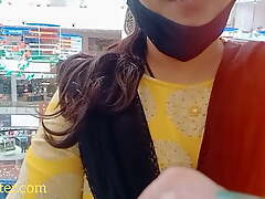 Dirty Telugu audio of hot Sangeeta's second  visit to mall's washroom,  this time for shaving her pussy