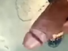 Desi guy showing his dick on video call