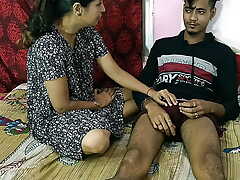 Indian hot girl XXX sex fro neighbor's teen boy! fro clear Hindi audio