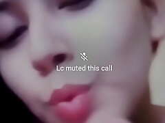 Hot indian girlfriend on video call