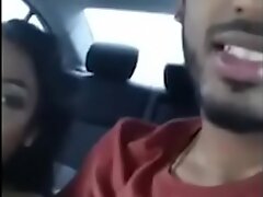 Slut Indian Wife Cheated her shush and go with Her Bf in Car then Blow Hard