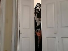 Step Lady Spies On Aunt For Halloween Prank (Preview)