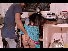 Indian Wife In Kitchen Cocking Food Having Sex With Husband In Doggystyle
