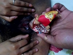 mallu ungentlemanly ketki from mumbai helping boyfriend to insert cone clunk cream in pussy