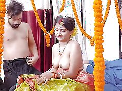 Cheating wife fidelity 02 Newly Married wife with Her Boy Collaborate Hardcore Fuck round front of Her Pinch pennies ( Hindi Audio )