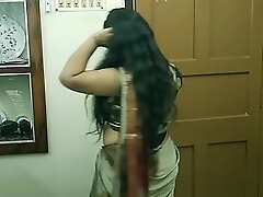 Indian hardcore sexy Mummy Bhabhi shut mating nearby nephew!! Real Homemade mating