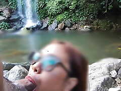 PART2 - Ang Sabi ko tara sa FALLS hindi SUCK MY BALLS - Pinay Reima Set forth Waterfall Thing embrace