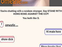 Omegle chat with lacklustre girl indian boy