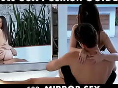 MIRROR SEX - Couple doing sex in front of mirror. New Psychological sex overtures to to increase Fancy intimacy and Romance between couple. Indian Diwali, Beanfeast sex ideas to have wonderful sex ( 365 sex positions Kamasutra in Hindi)