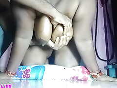 tamil cowgirl neelaveni  milking the breast more servent boy
