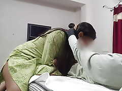Sabita kam wali fucked a guy while he was masturbating She removes his blanked and she staggered to see the tight cock Hindi audio