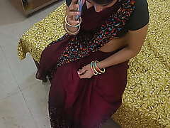 Hot Indian Desi village housewife was xxx mating with dever in clear Hindi talk