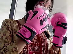 Desi UFC Fighter Girl Punch Likes a Pro