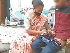 Soniya Maid's dirty pussy drilled hard with gaaliyan by Boss after deep blowjob. desi hindi sex video