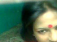 Horny bangla aunty unembellished fucked by lover at night