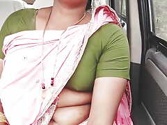 Indian unavailable woman with boy friend, car sex telugu DIRTY talks.