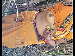 Indian desi Village bhabhi open-air jizz-swapping porn