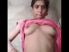 Desi village unspecific sho w will not hear of small boobs