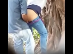 sexy indian girl drilled by her bf in jungle leak video.