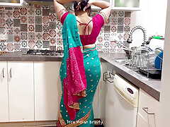 Big Bristols Married Indian wearing Saree