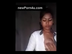 Beautiful Indian girl handjob boyfriend dick and fuck at newPorn4u.com